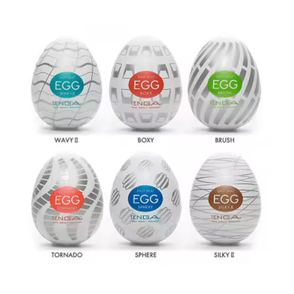 TENGA Egg Variety Pack New Standard – Pack de 6 Masturbateurs