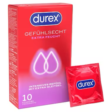 Durex Sensation Extra Humide – Préservatifs Fins