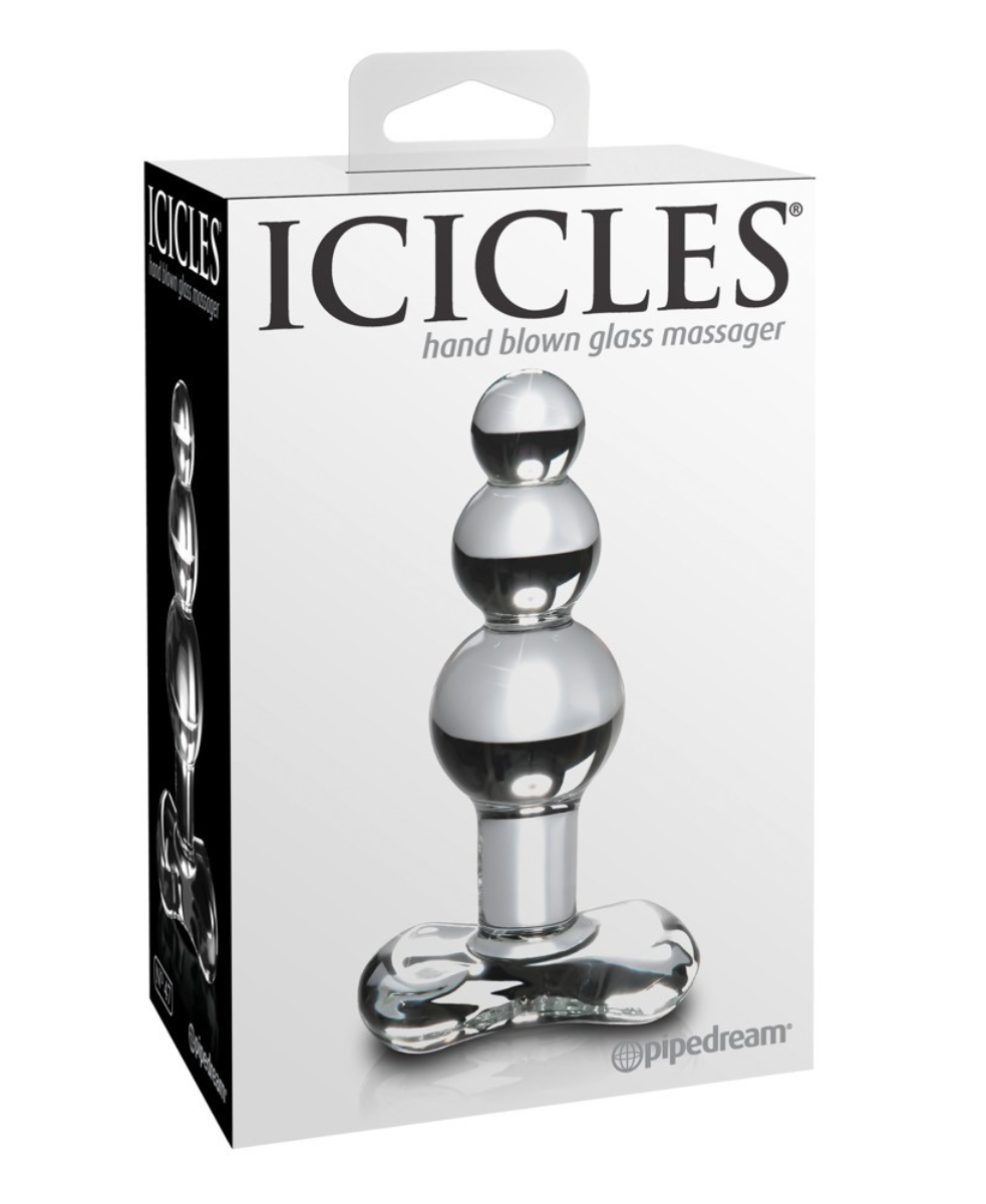 Plug anal en verre soufflé – Stimulation profonde et jeux de température