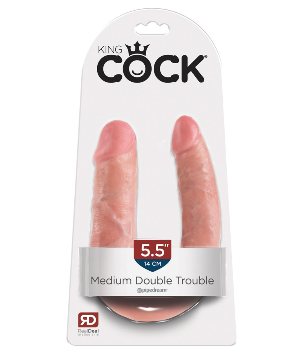 Double Trouble – Gode double extrémité texturé