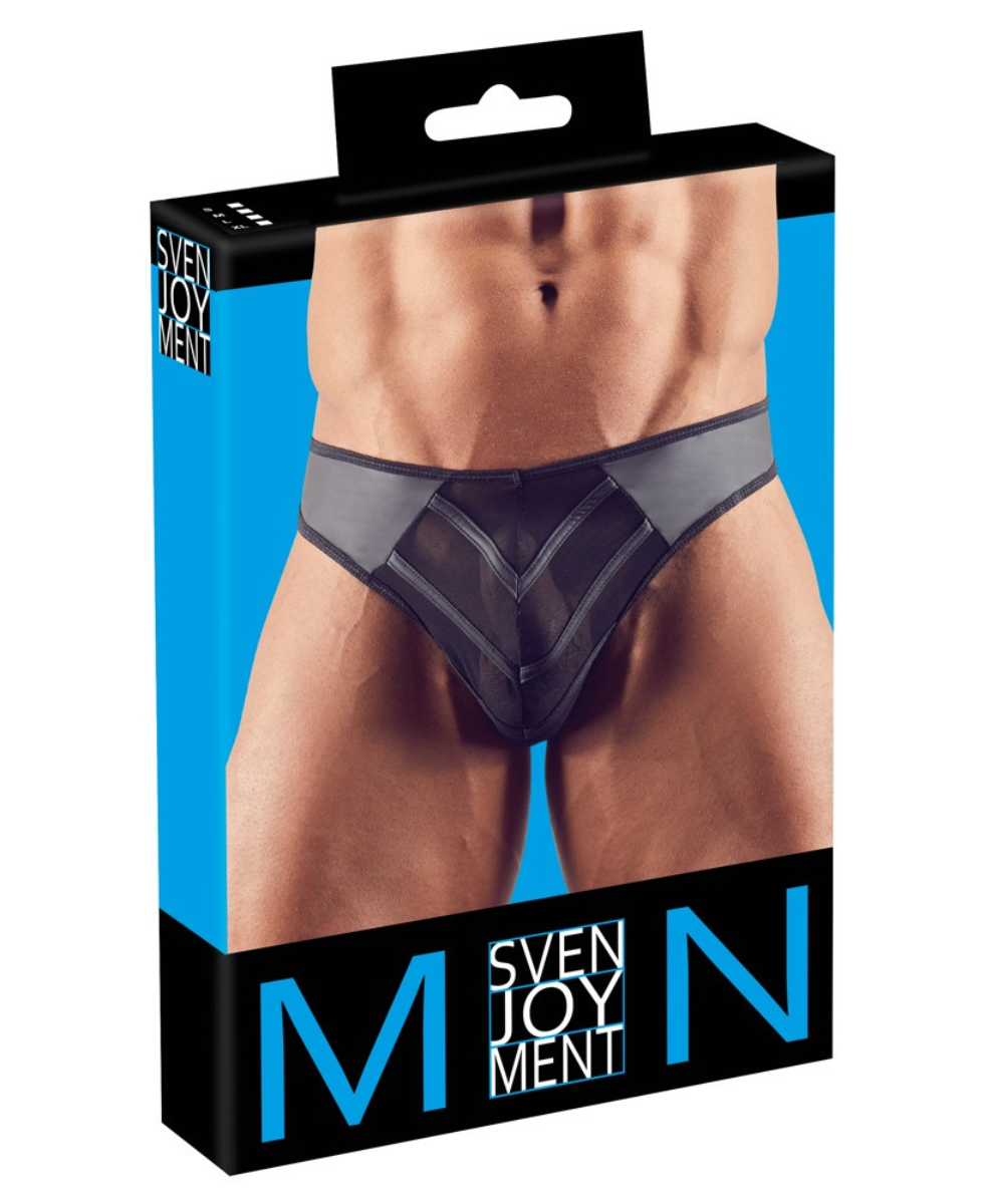 String rio noir – Design contrasté et inserts transparents