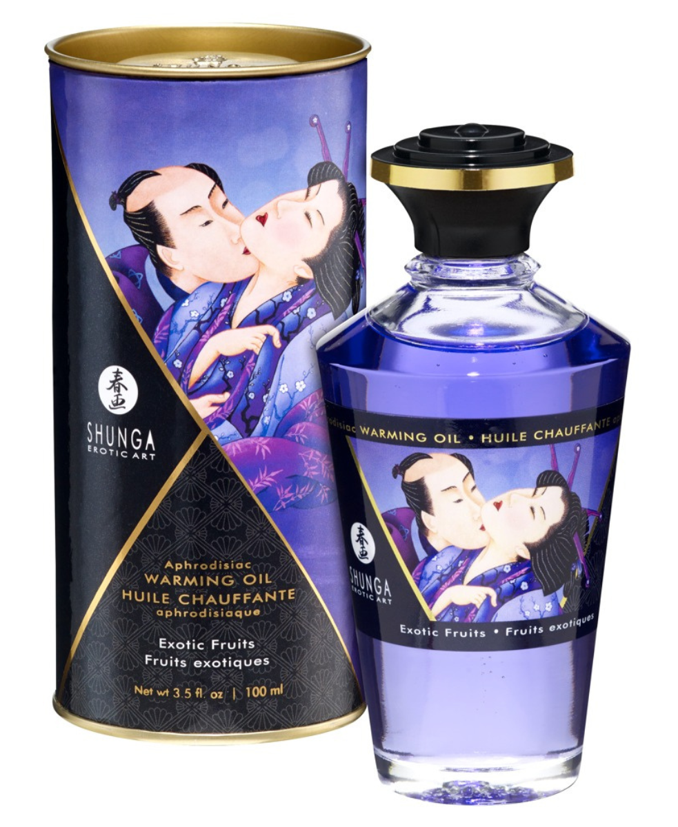 Shunga – Huile de massage chauffante fruits exotiques