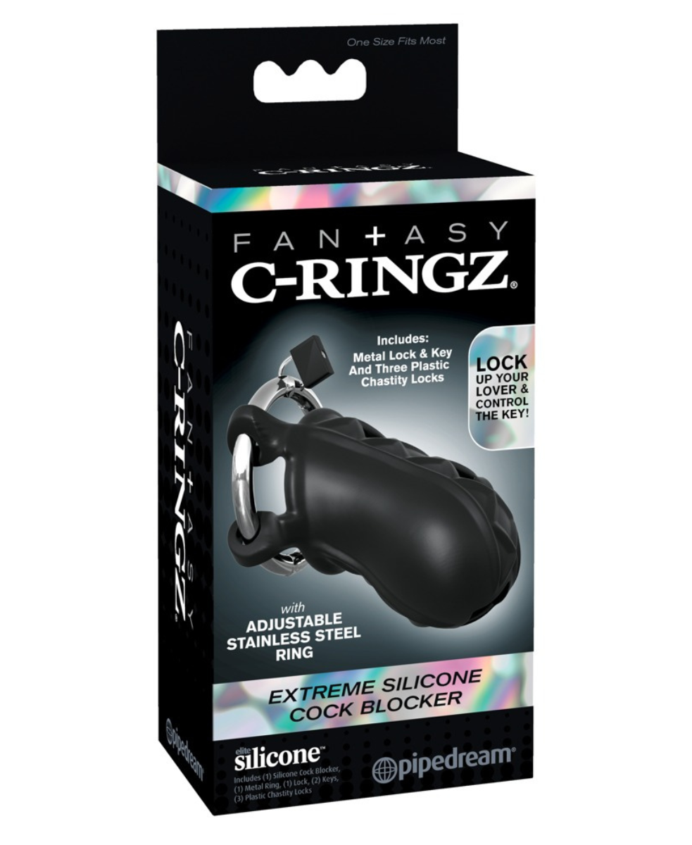 Cage de chasteté silicone avec verrou – contrôle sécurisé