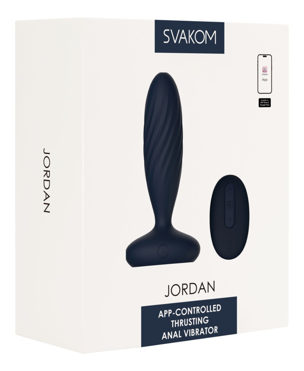 Plug anal vibrant avec poussée – stimulation complète & connectée
