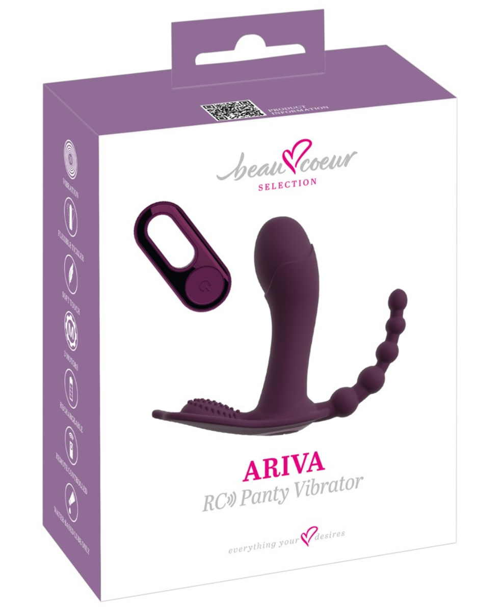 Stimulateur panty triple moteur – discret & contrôle à distance