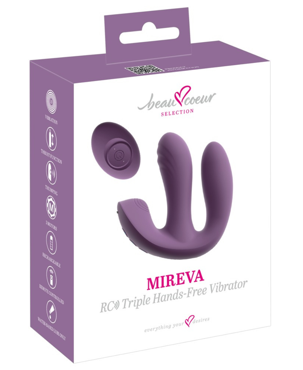 Stimulateur triple zone mains-libres – contrôle total & stimulation synchronisée