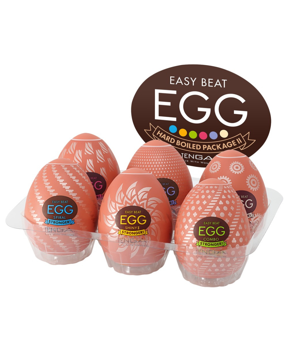 Coffret TENGA Egg Stronger – textures intensifiées & usage simplifié