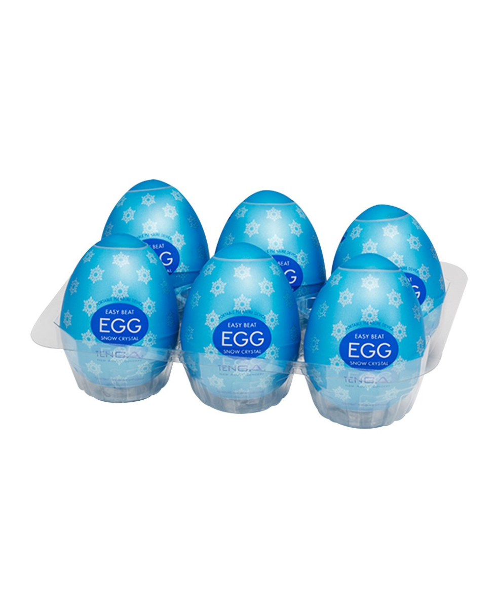 Egg TENGA Snow Crystal – stimulation texturée & sensation rafraîchissante
