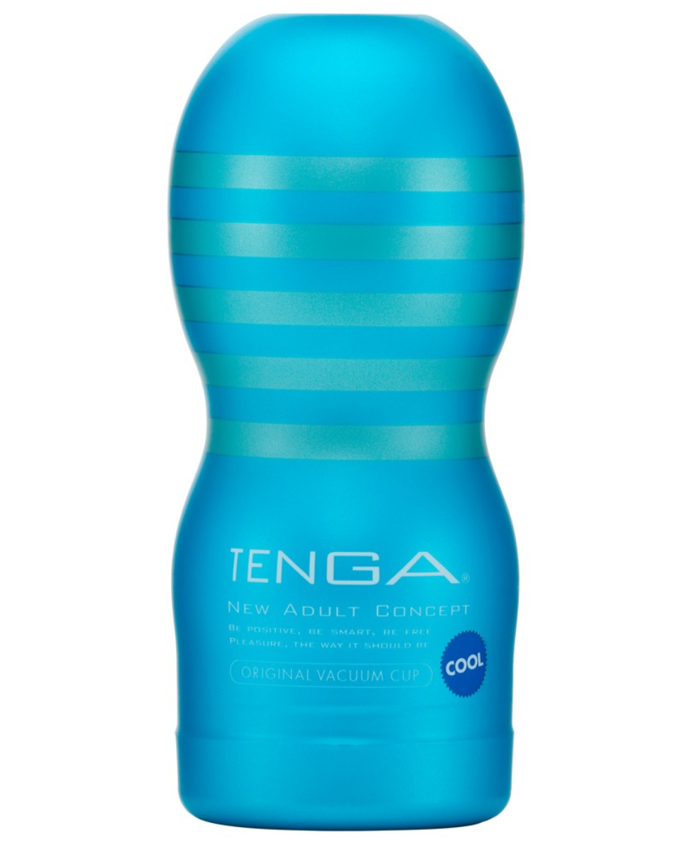 Masturbateur TENGA Vacuum Cup Cool – sensation rafraîchissante & succion contrôlée