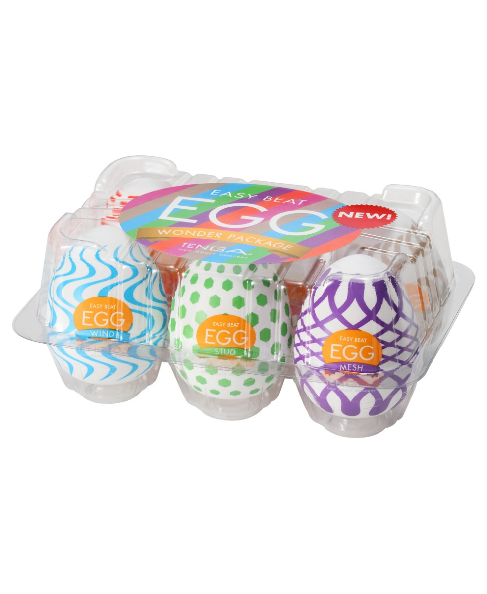 Coffret TENGA Egg Wonder – textures variées & exploration sensorielle
